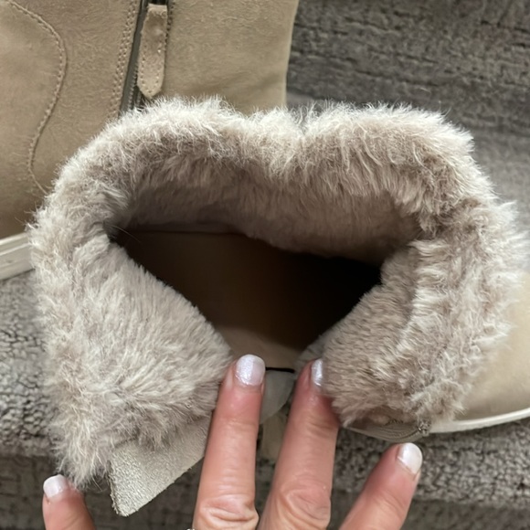 Caslon Suede & Synthetic Taupe with Hidden wedge boots . - Picture 5 of 7